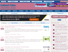 Tablet Screenshot of bookmarkfollow.com